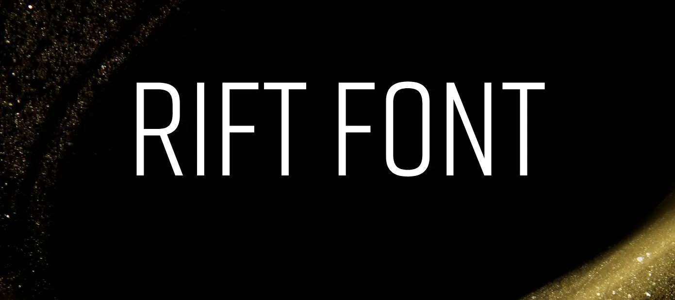Rift Font Free Download