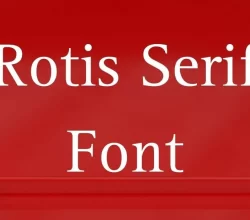 Rotis Serif Font Free Download