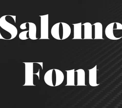 Salome Font Free Download