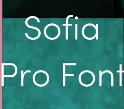 Sofia Pro Font Free Download