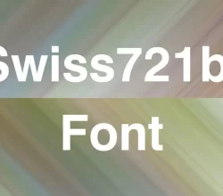 Swiss 721 BT Font Free Download