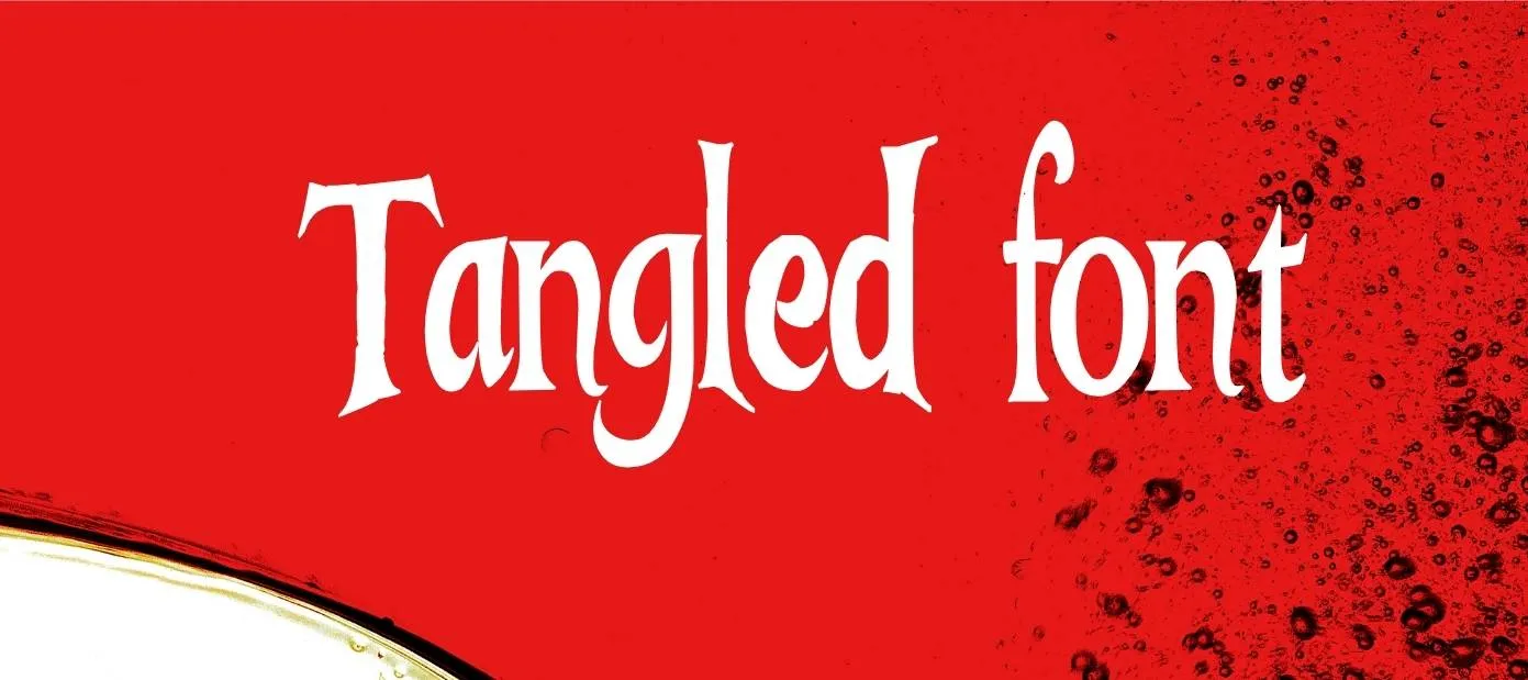 What Is The Tangled Font Called