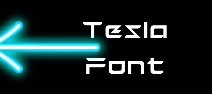 Tesla Font Free Download