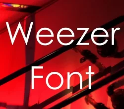 Weezer Font Free Download