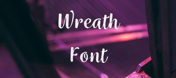 Wreath Font Free Download