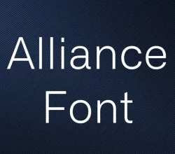 Alliance Font Free Download