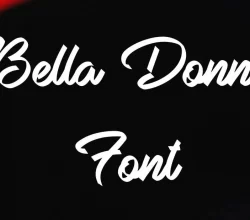 Bella Donna Font Free Download