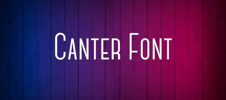 Canter Font Free Download