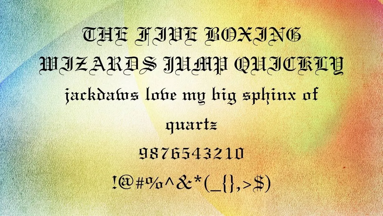 Certificate Font