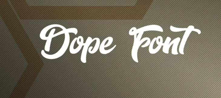 Dope Font Free Download