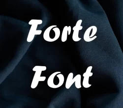 Forte Font Free Download