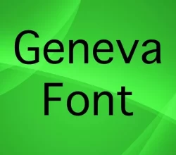 Geneva Font Free Download