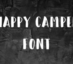 Happy Camper Font Free Download