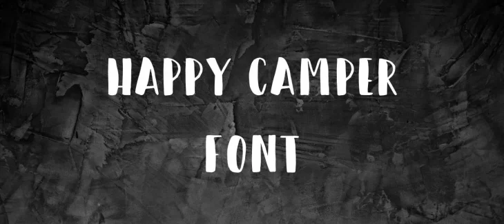 Happy Camper Font Free Download