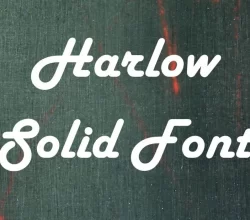 Harlow Solid Font Free Download