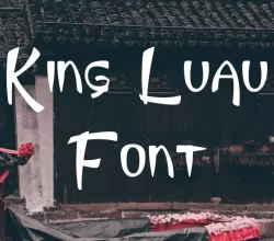 King Luau Font Free Download