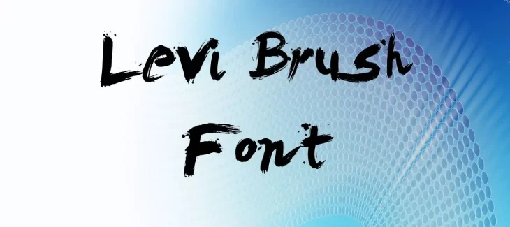 Levi Brush Font Free Download