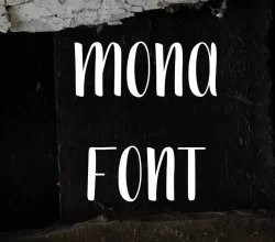 Mona Font Free Download