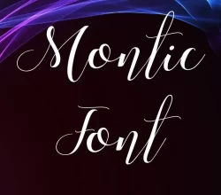 Montic Font Free Download