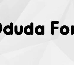 Oduda Font Free Download