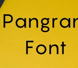 Pangram Font Free Download