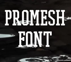 Promesh Font Free Download