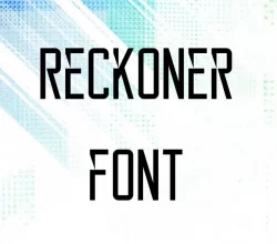 Reckoner Font Free Download