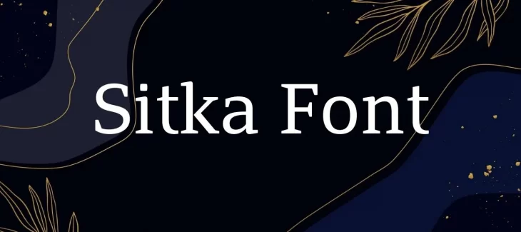 Sitka Font Free Download