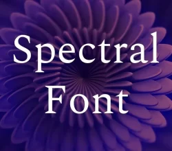 Spectral Font Free Download