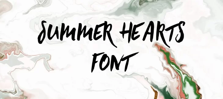 Summer Hearts Font Free Download