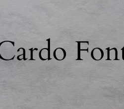 Cardo Font Free Download