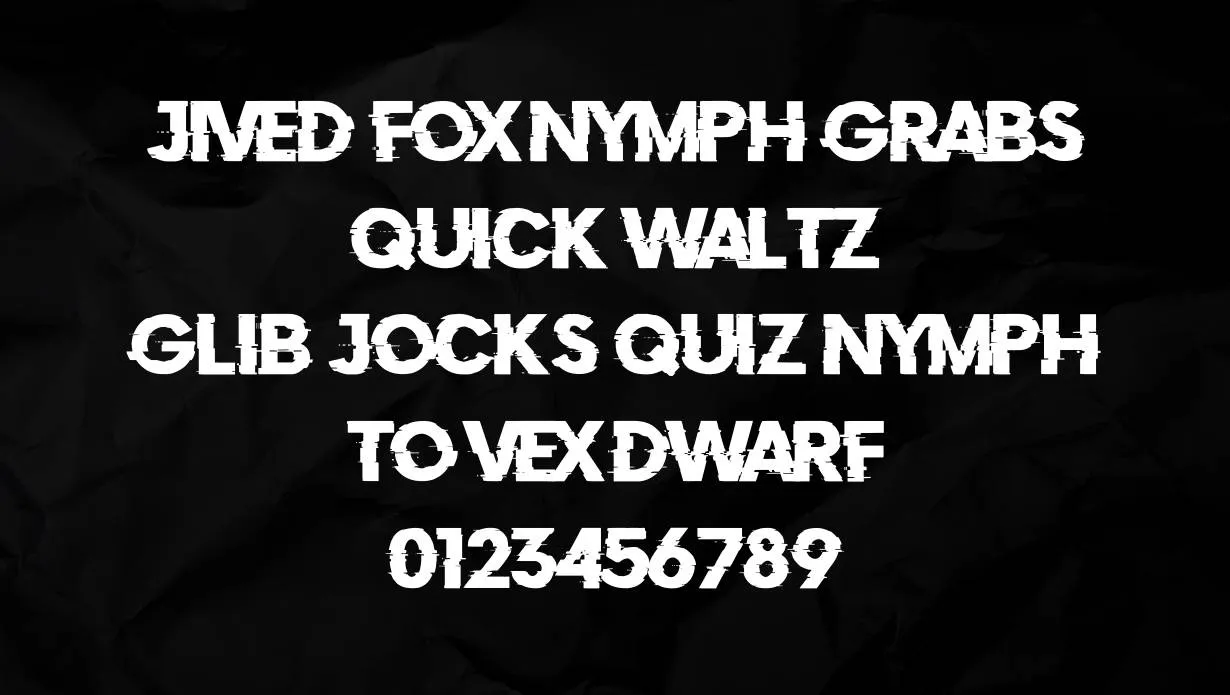Doctor Glitch Font Download