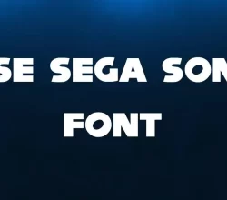 Nise Sega Sonic Font Free Download