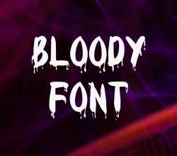 Bloody Font Free Download