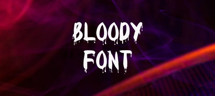 Bloody Font Free Download