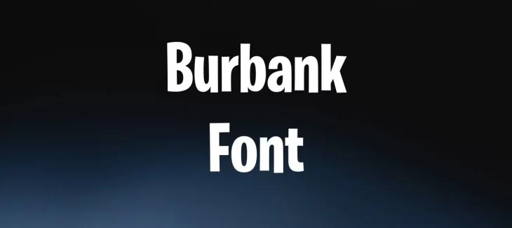 Burbank Font Font Free Download