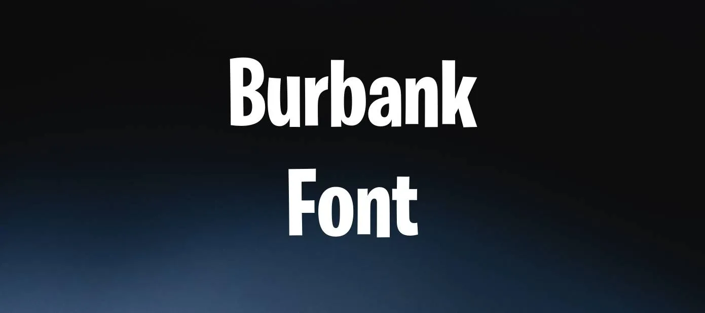 Burbank Font Font Free Download