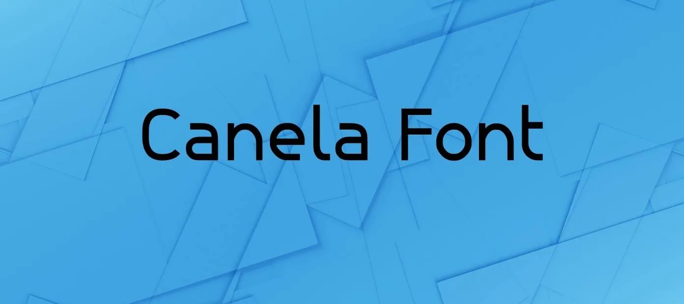 Canela Font Free Download