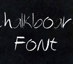 Chalkboard Font Free Download