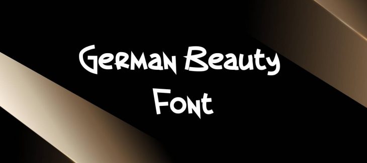 German Beauty Font Free Download