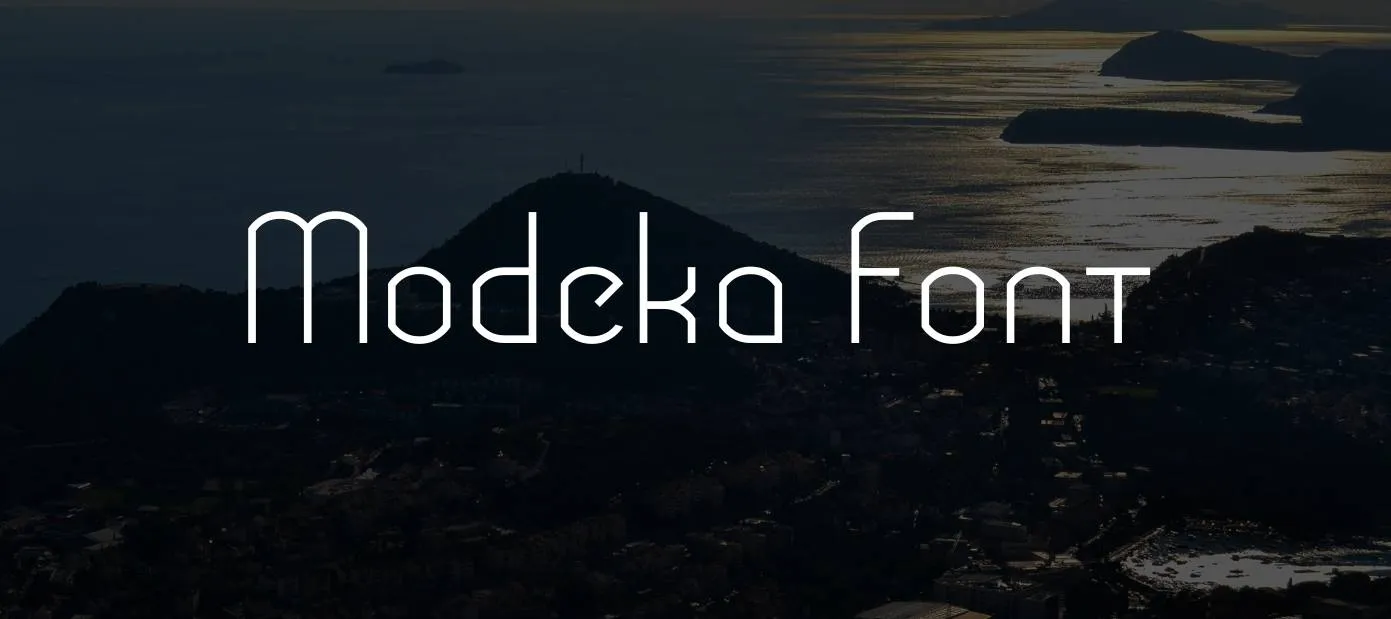 Modeka Font Free Download