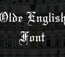 Olde English Font Free Download