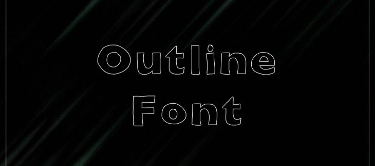 Outline Font Free Download