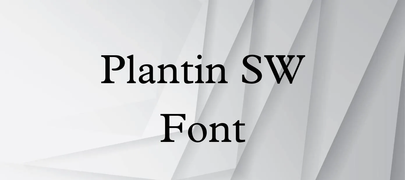 Plantin Font Free Downlaod