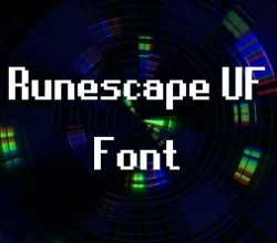 Runescape UF Font Free Download