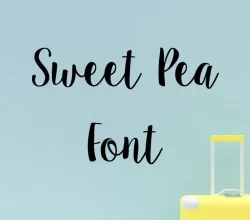 Sweet Pea Font Free Download