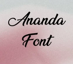 Ananda Font Free Download