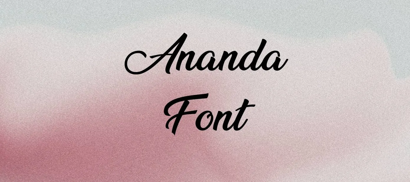 Ananda Font Free Download Ananda Font Free Download