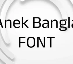 Anek Bangla font Free Download