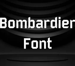 Bombardier Font Free Download